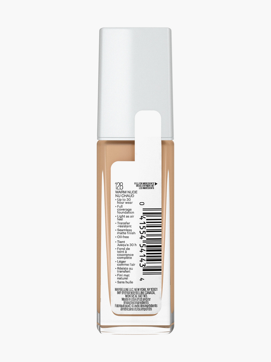 Base Maybelline NY Superstay Warm Nude #128