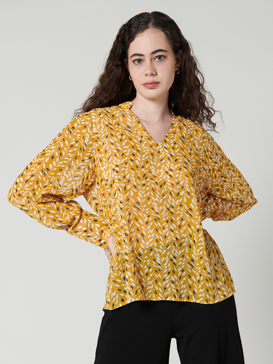 Blusa cuello en V - Lady Eta