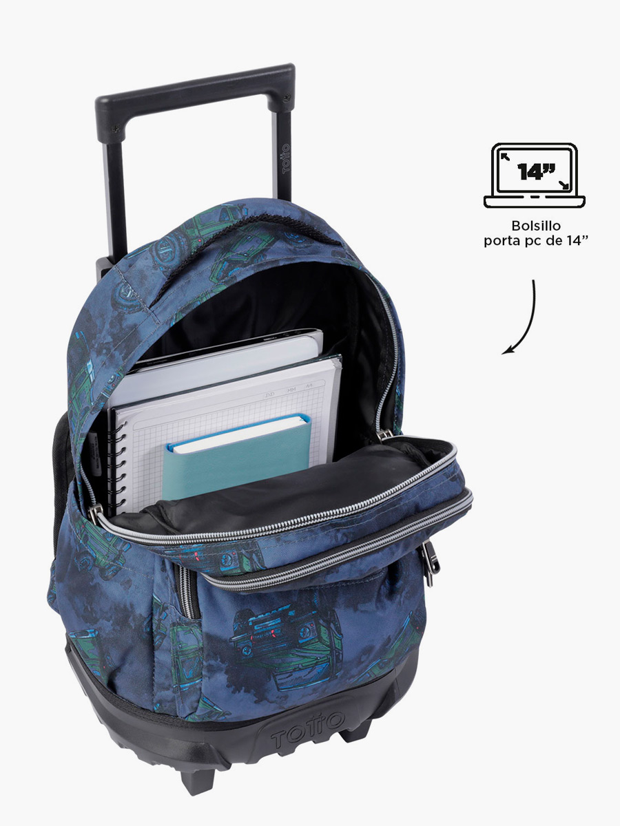 Totto - Mochila Ruedas Resma