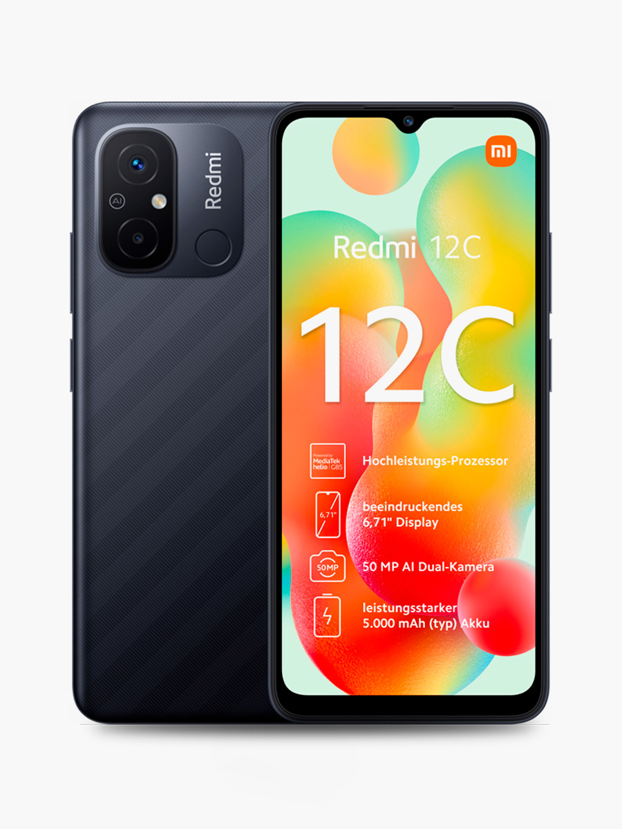 Celular Xiaomi Redmi 12C - 128GB / Negro