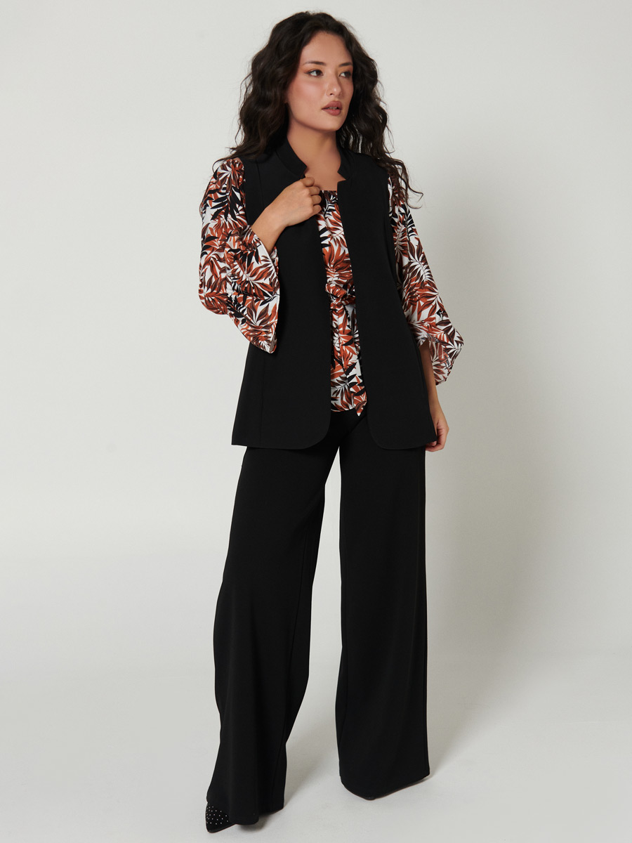Blazer Chaleco escote en V - Nickimarcs