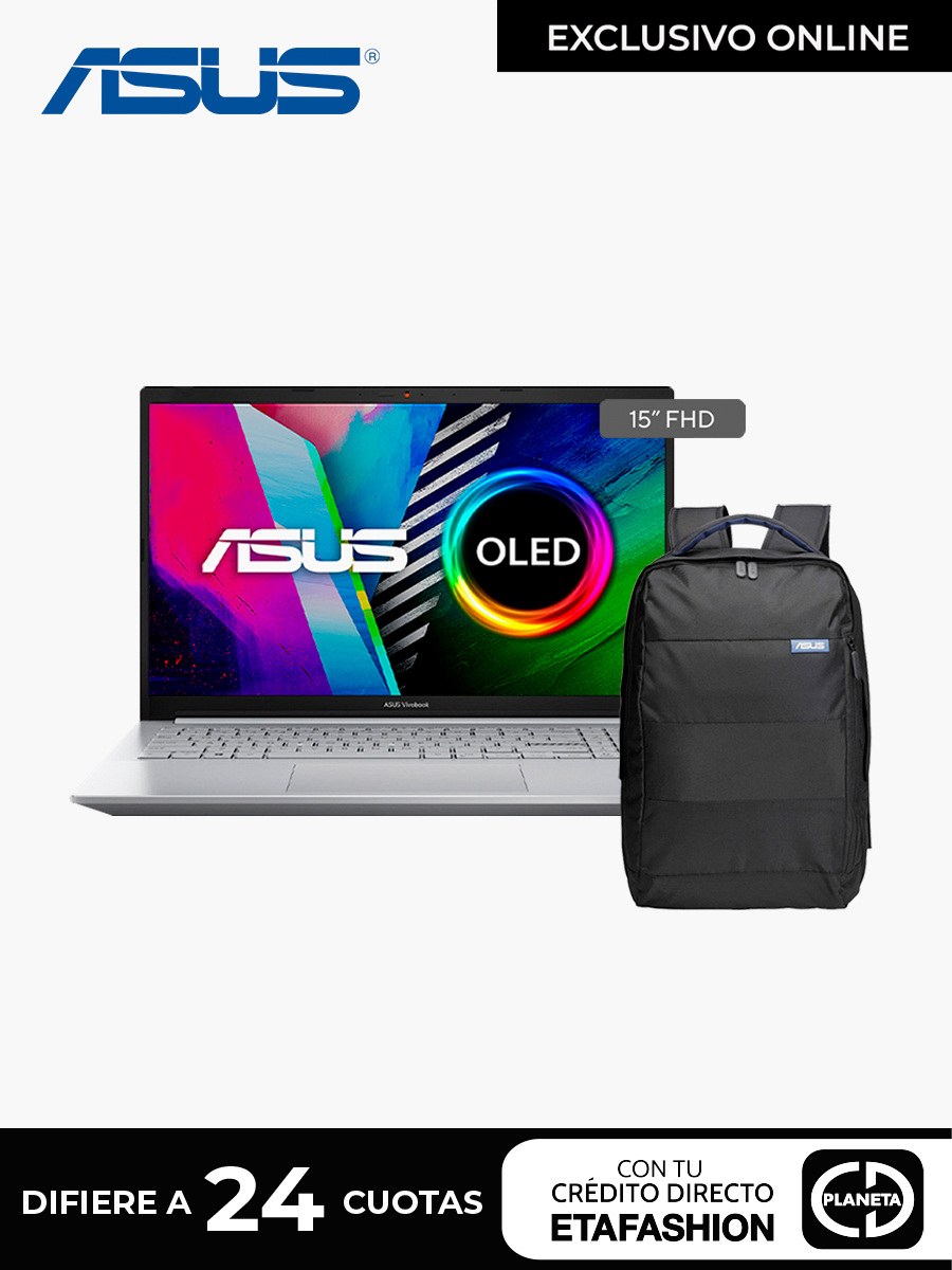 Laptop Asus Vivobook Pro OLED K3500 + Mochila Asus