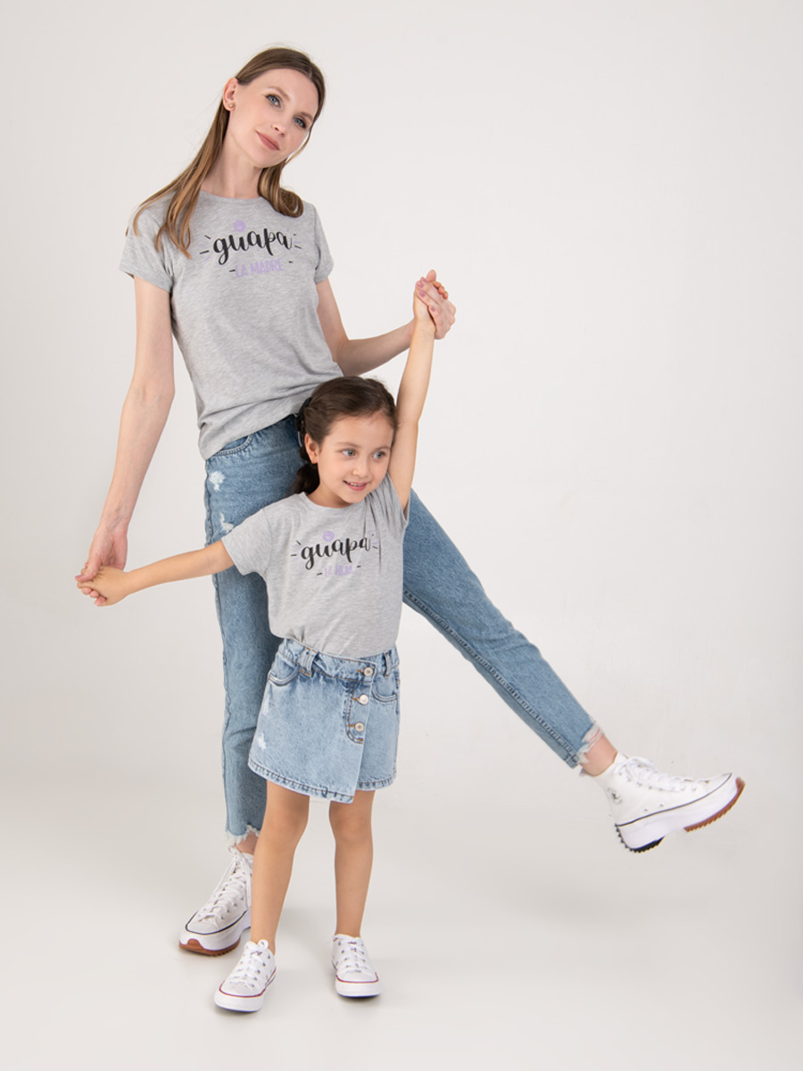 Camiseta Mamá e hija - Escolar