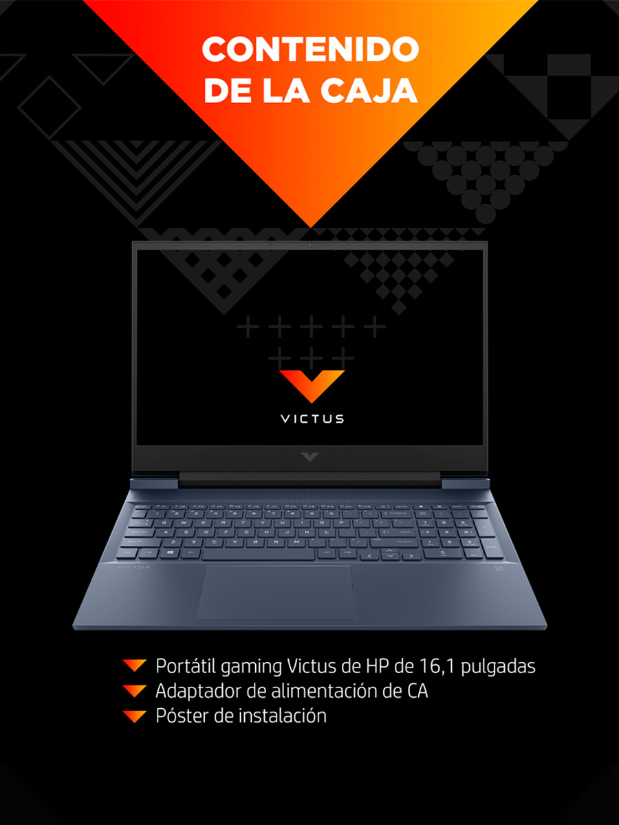 Laptop HP Gamer i5 Victus 16-d0506la/ Silver