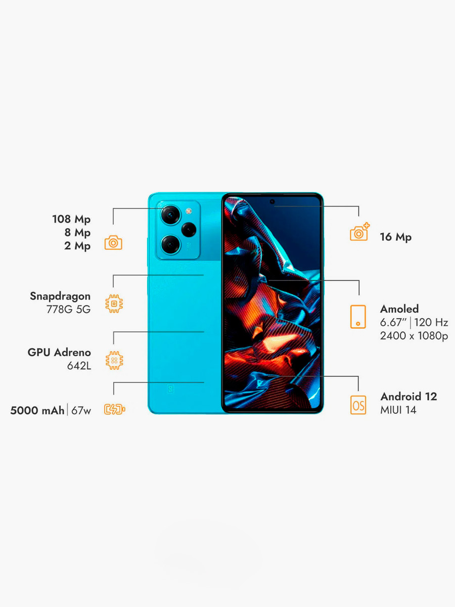 Celular Xiaomi Poco X5 Pro 256 GB / Azul