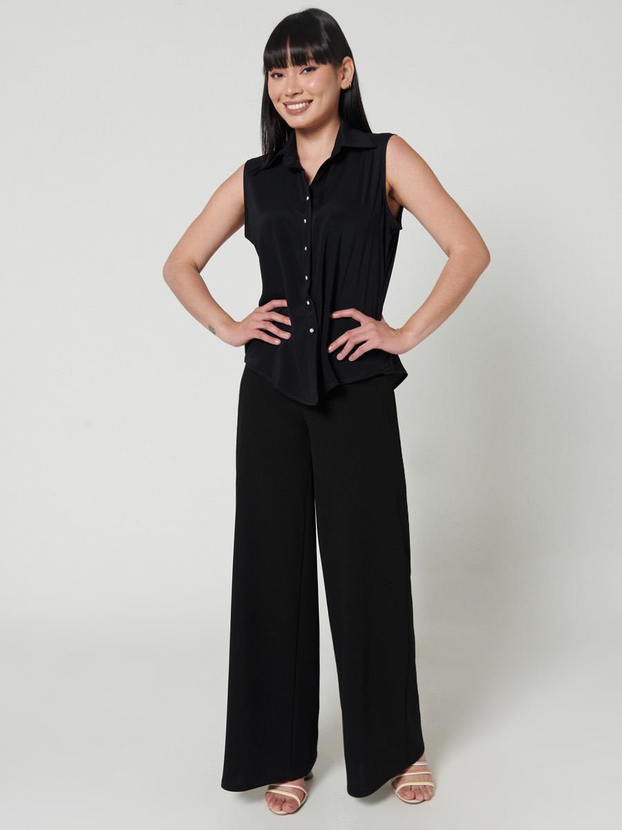 Top cuello con solapa - Lady Eta