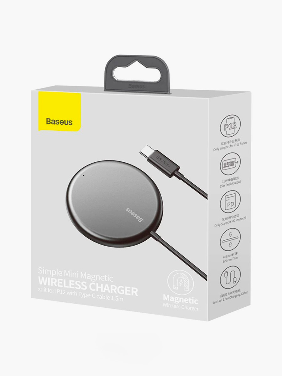 Cargador inalámbrico Baseus - Negro