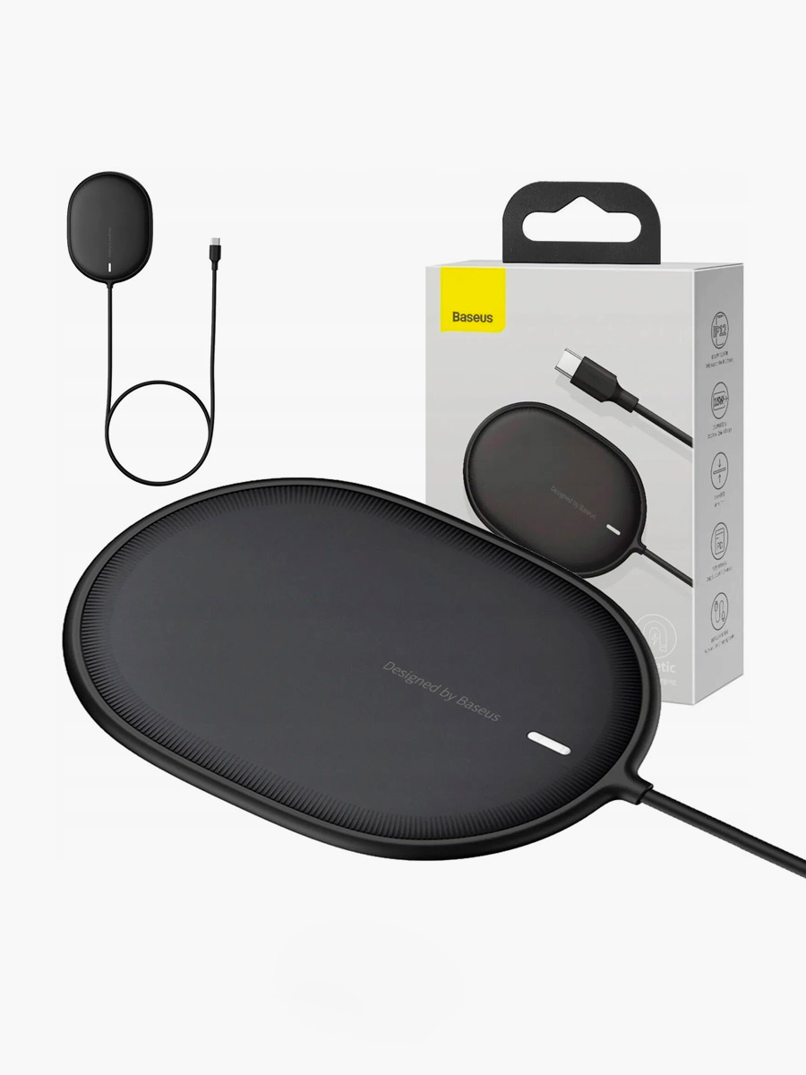 Cargador Inalámbrico Baseus 15W MagSafe - Negro