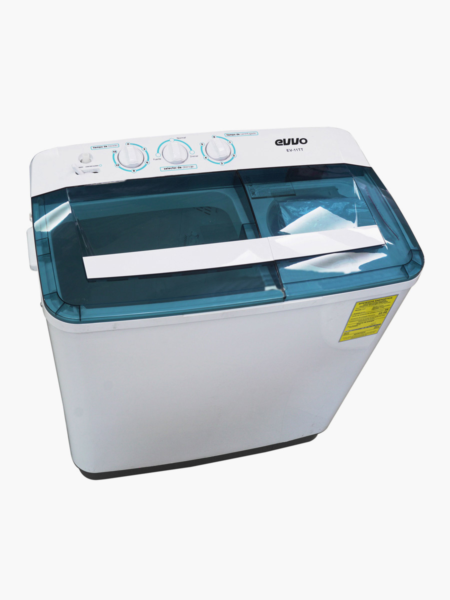Lavadora Evvo Semiautomática 11 Kg / Blanco