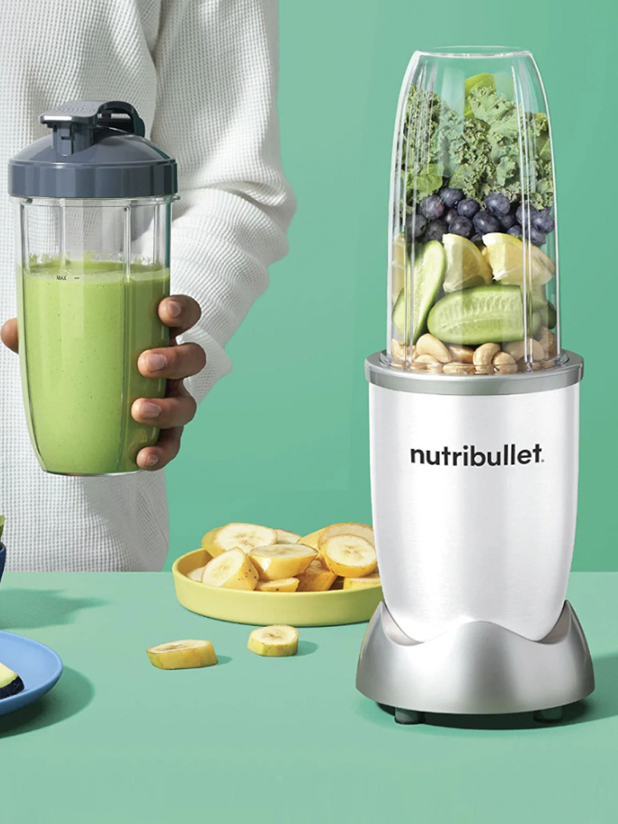 Licuadora Nutribullet 9 Pcs 900W Jarra Plástico / Blanco Mate