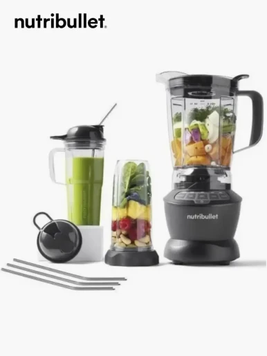 Licuadora Nutribullet 10 Pcs 2 Vel. 1200W Jarra Plástico 1.8Lts / Gris