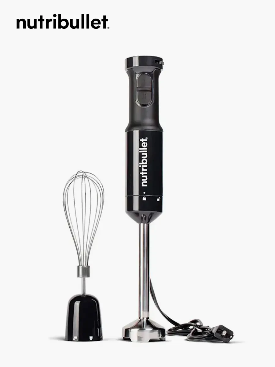 Batidora de Inmersión Nutribullet 3 Pcs 2 Velocidades 800 Watts / Negro