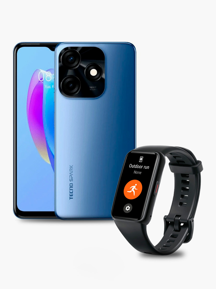 Combo Tecno Spark 10C - 128GB + Banda Honor 6