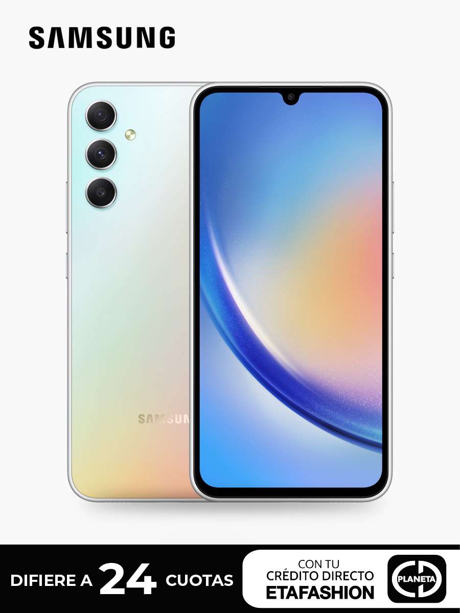 Celular Samsung Galaxy A34 - 128GB 5G / Plateado