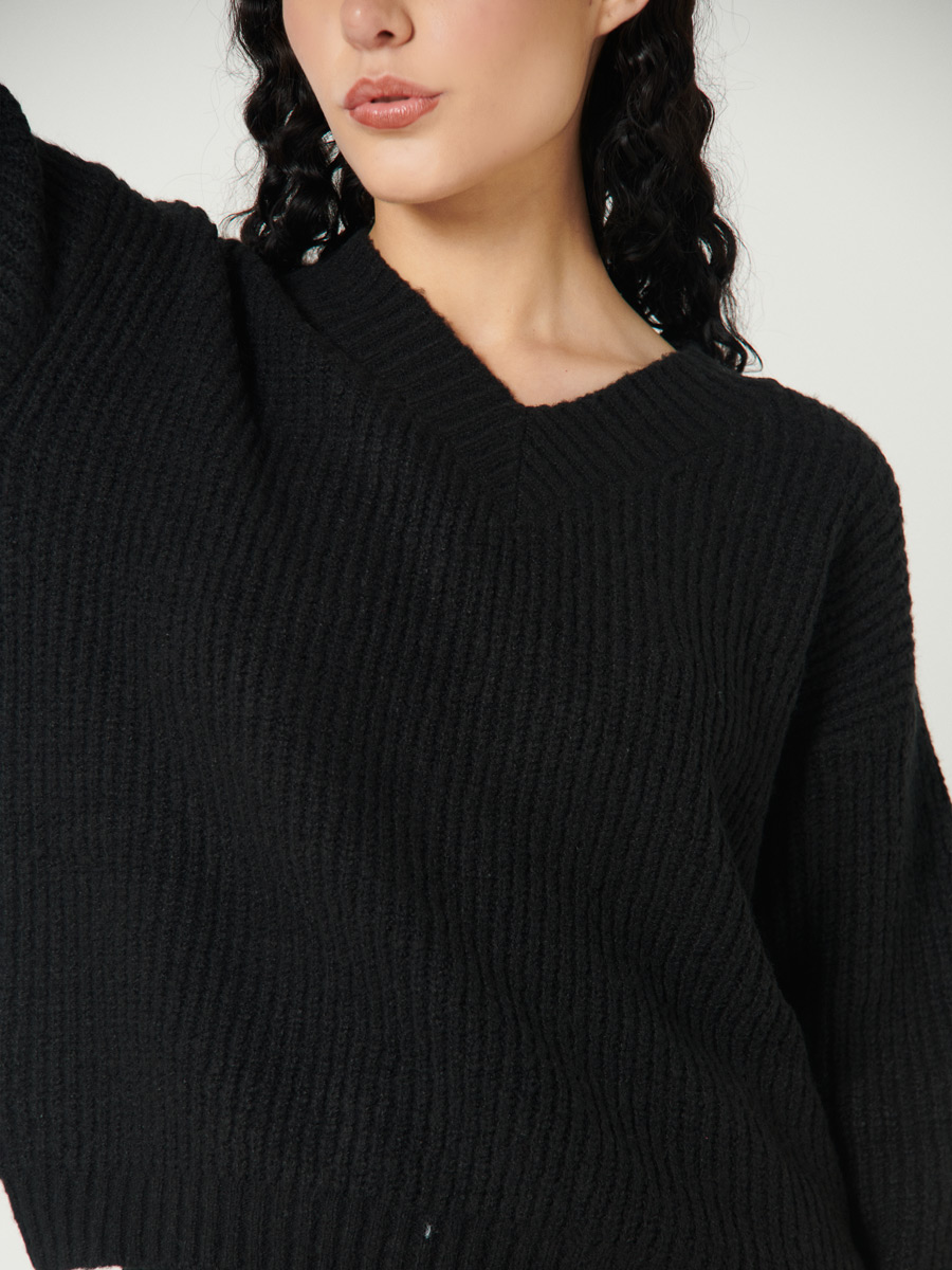 Sweater cuello en V - Labelle