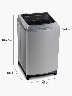 Lavadora Carga Superior Electrolux Premium Care Impeller EWIX16F6ESG 16Kg | Silver