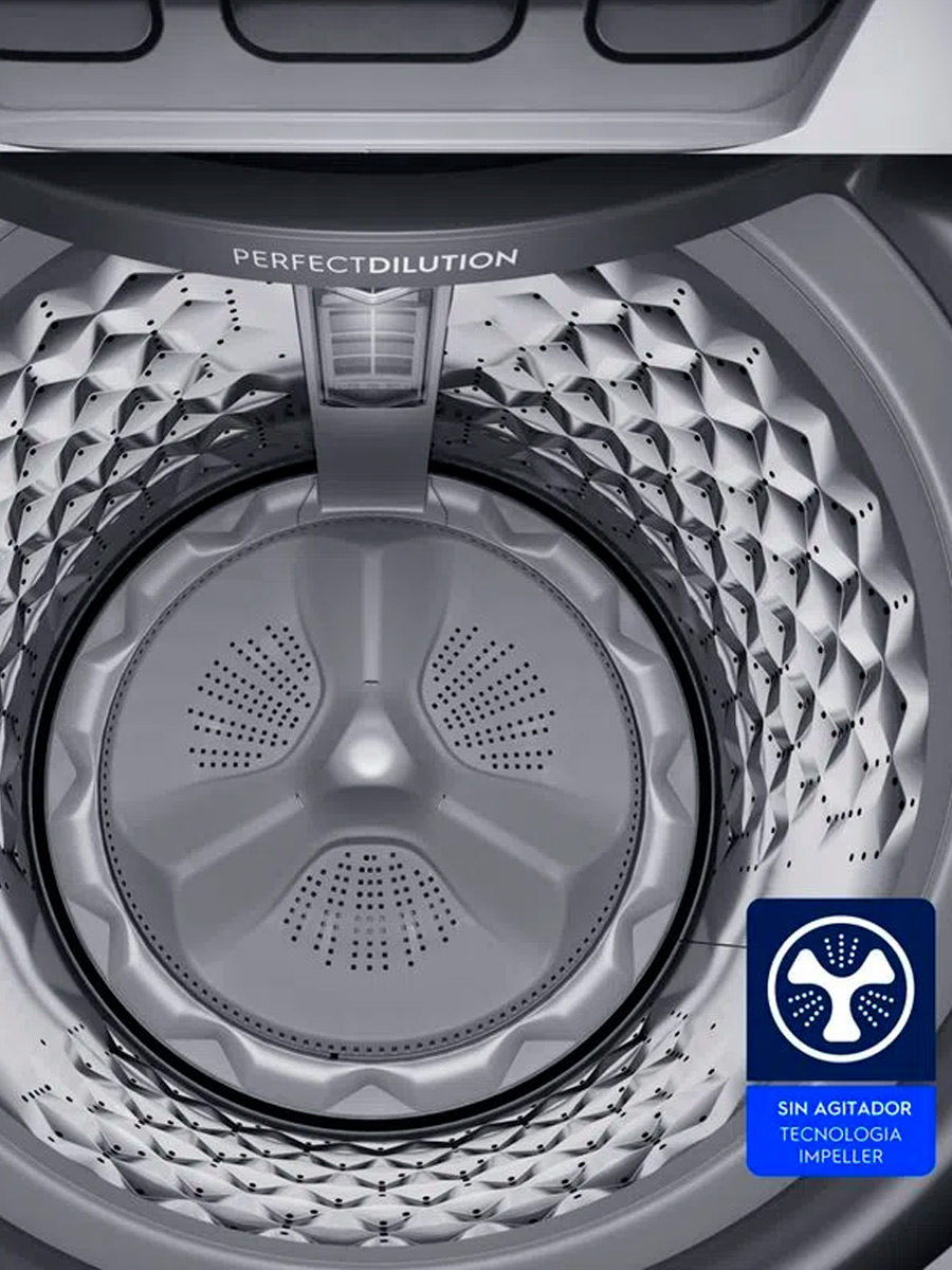Lavadora Carga Superior Electrolux Perfect Care Impeller LS21I - 21Kg | Silver