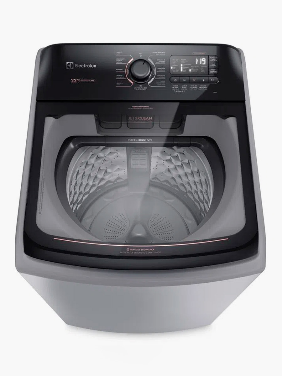 Lavadora Carga Superior Electrolux Premium Care Impeller LS22I - 22Kg | Silver