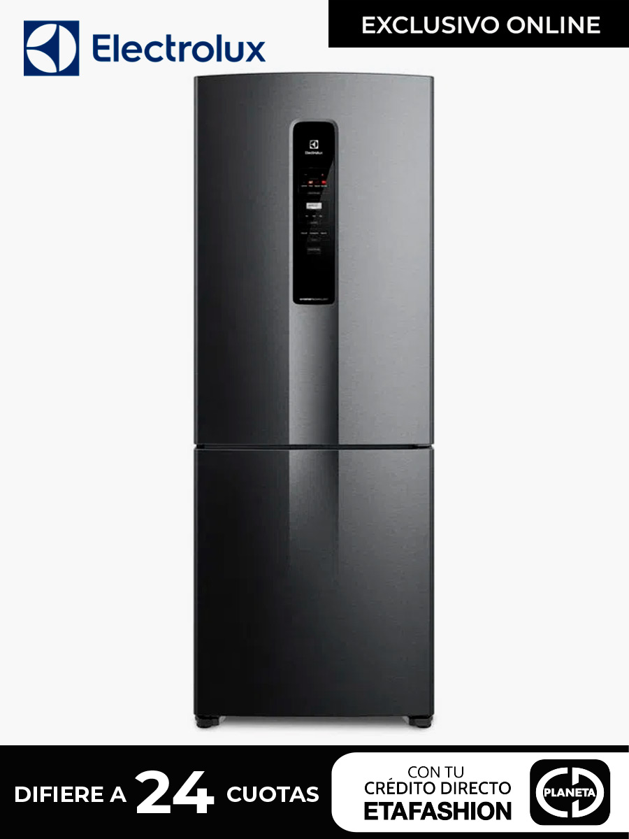 Refrigerador No Frost Bottom Freezer Electrolux Inverter + Inteligencia Artificial 486 Lts | Negro