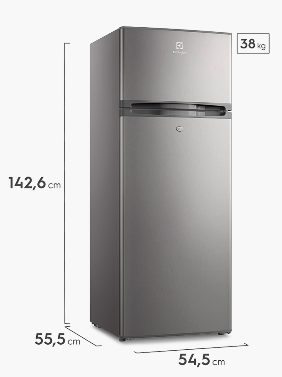 Refrigerador Frost Top Mount Electrolux  ERTY20G2HVG 205 Lts | Silver