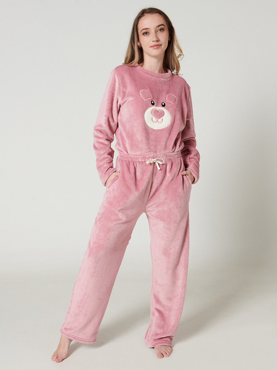 Pijama Polar 2 Piezas Buzo + Pantalón