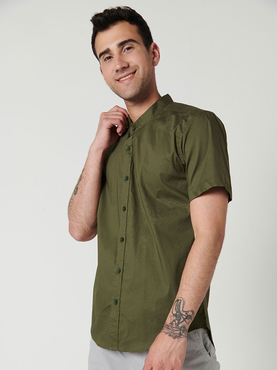 Camisa cuello Mao - Navigare