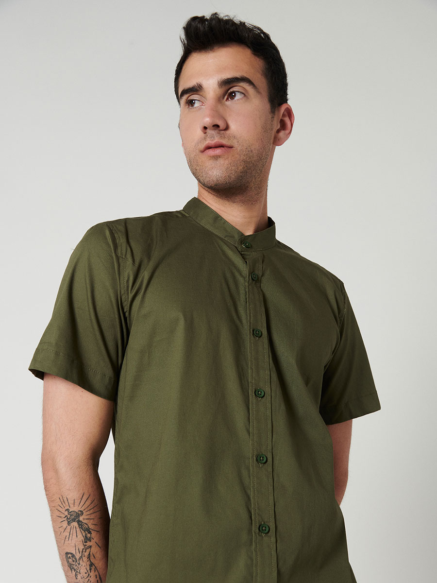 Camisa cuello Mao - Navigare