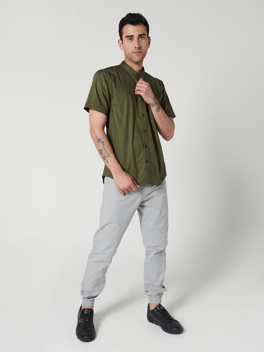 Camisa cuello Mao - Navigare