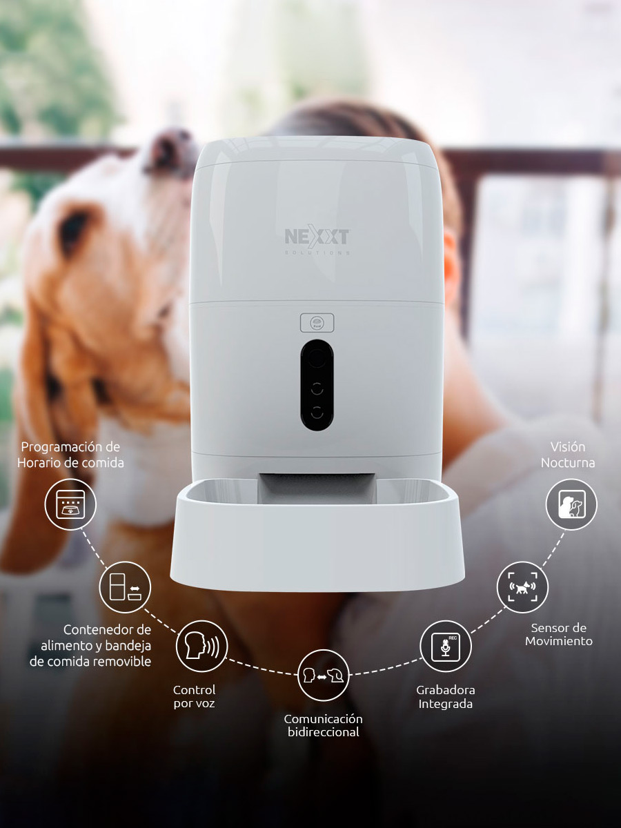 Dispensador Smart Nexxt Comida Para Mascotas