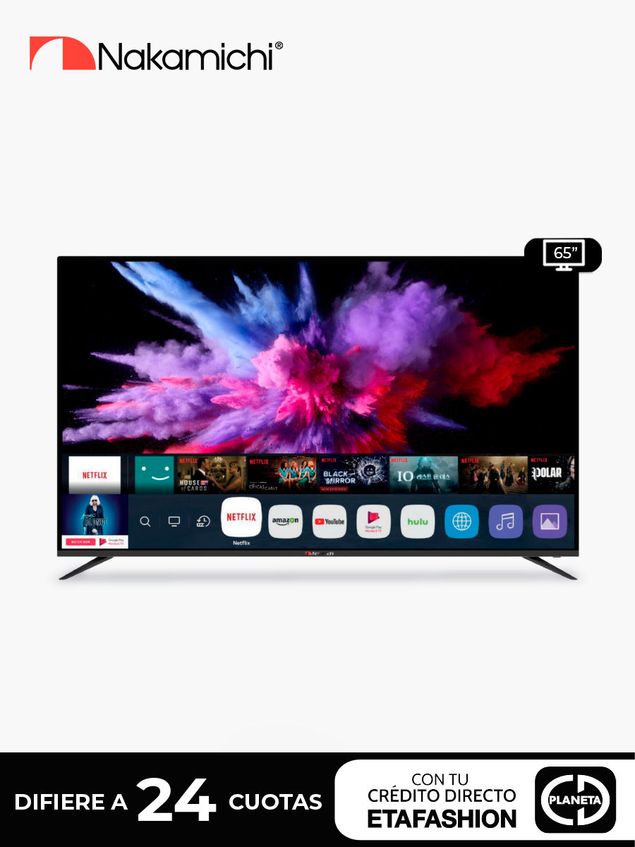 Smart TV LED Nakamichi 65" NAK65ULC01