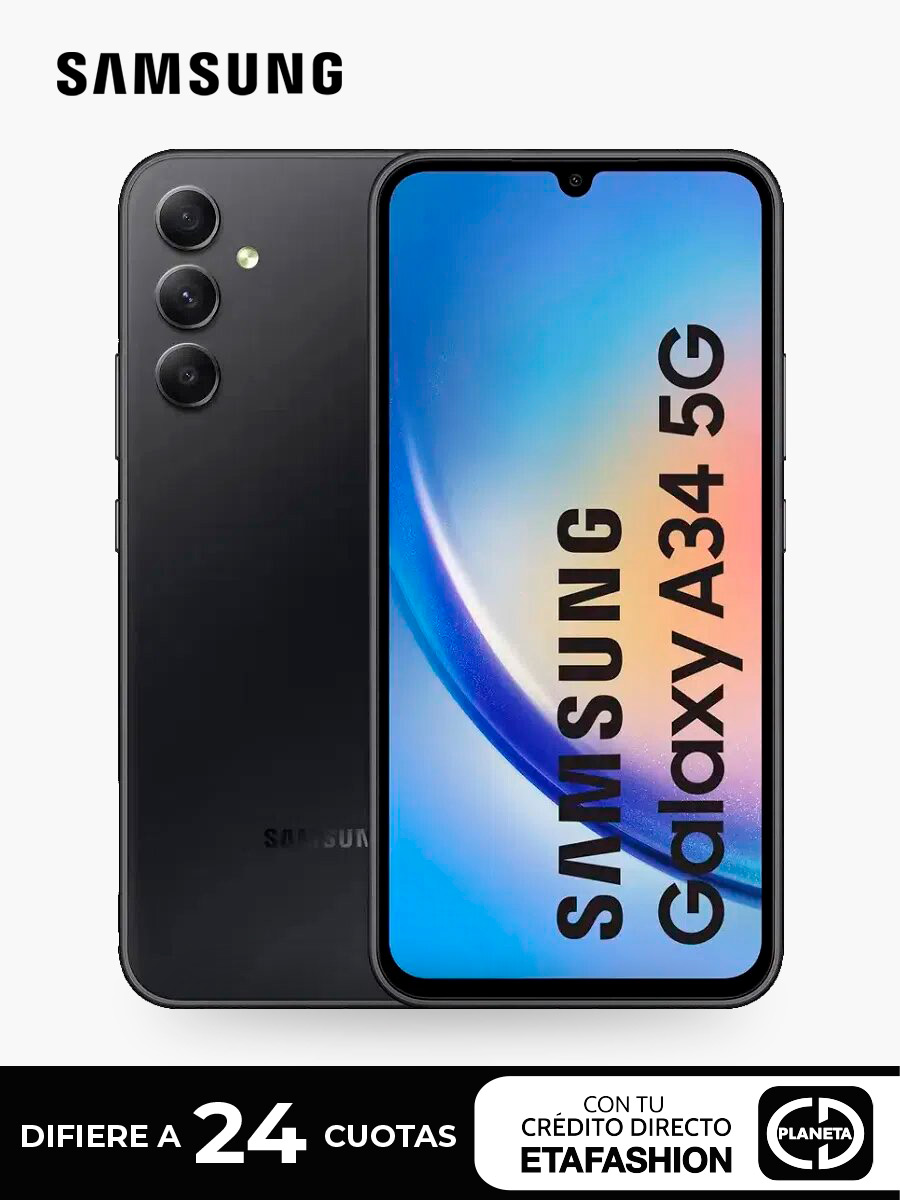 Celular Samsung A34 - 128GB 5G / Negro