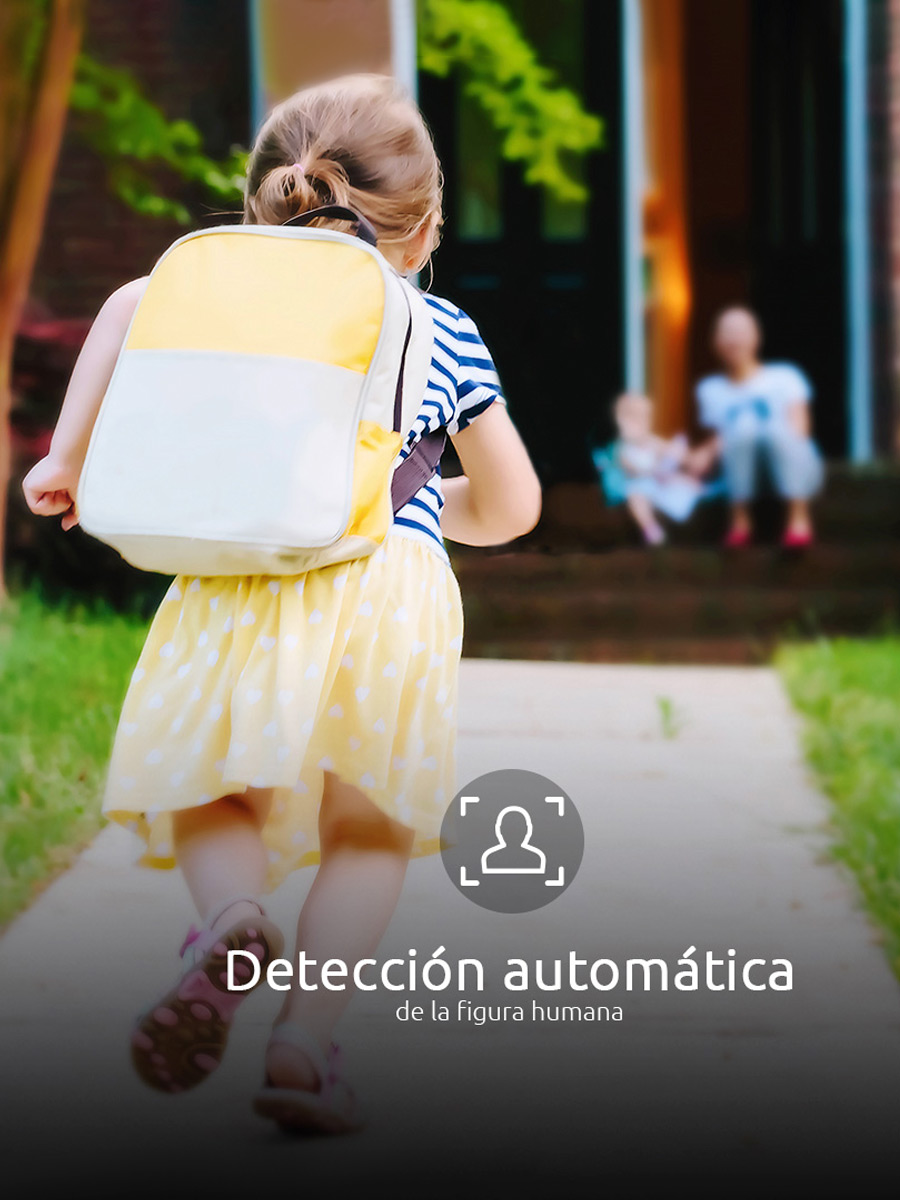 Cámara Inteligente Exterior Luz Sirena Nexxt