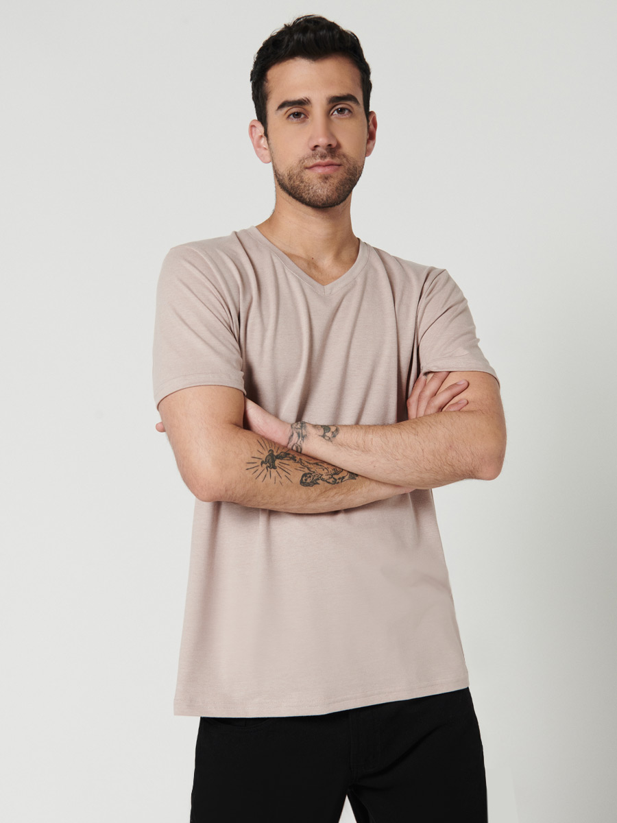 Camiseta cuello en V - Etabasic