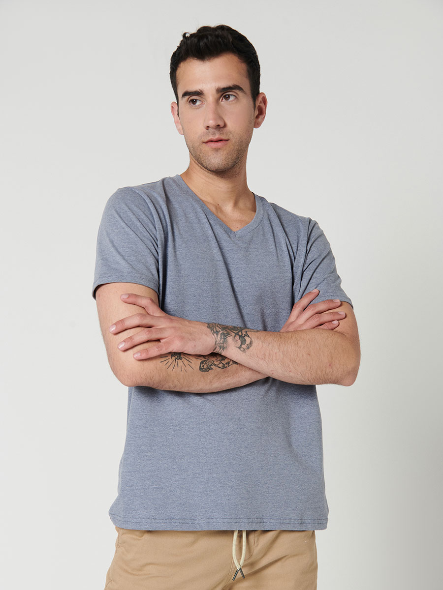 Camiseta cuello en V - Etabasic