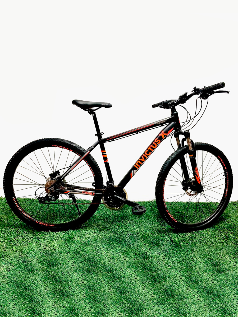 Bicicleta Invictus Aro 29 Mtb | Negro / Tomate