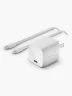 Cargador de Pared USB-C y USB-A Belkin 30W | Blanco