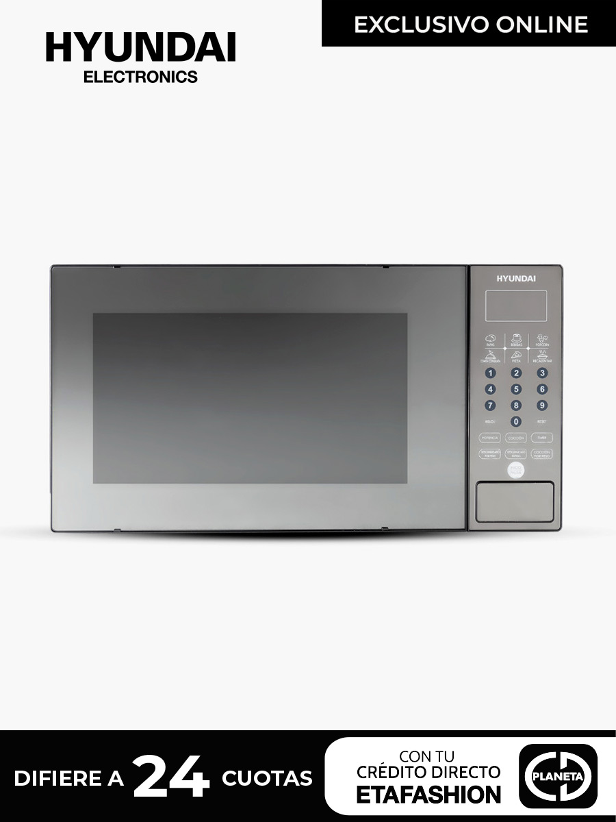 Horno Microondas Hyundai 30 Lts / Silver, MICROONDAS, MICROONDAS, ELECTRO MENOR, HOGAR