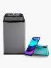 Combo Lavadora de Carga Superior Indurama LRI16DGR / 16 Kg + Celular Motorola E20 / Azul