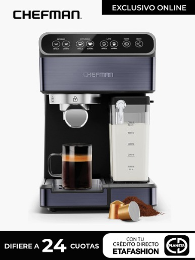 Máquina de Expreso - Capuchino - Late Chefman 6 en 1