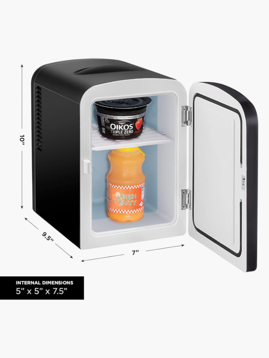 Mini Refri Chefman Portátil Puerta Pizarrón / 4 Lts