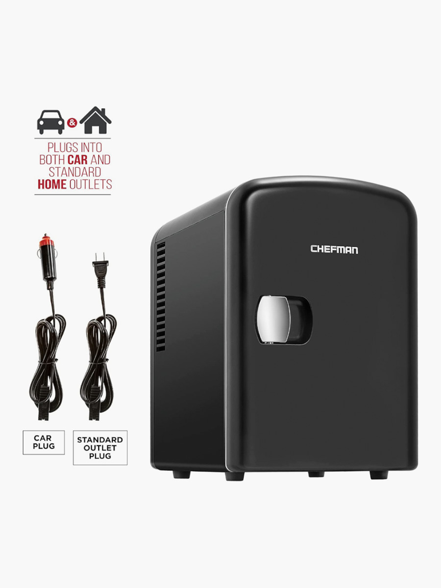 Mini Refri Chefman Portátil Puerta Pizarrón / 4 Lts