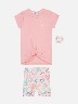 Conjunto Camiseta + Short + Scrunchie - Preescolar