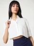 Camisa Crop - Taxi