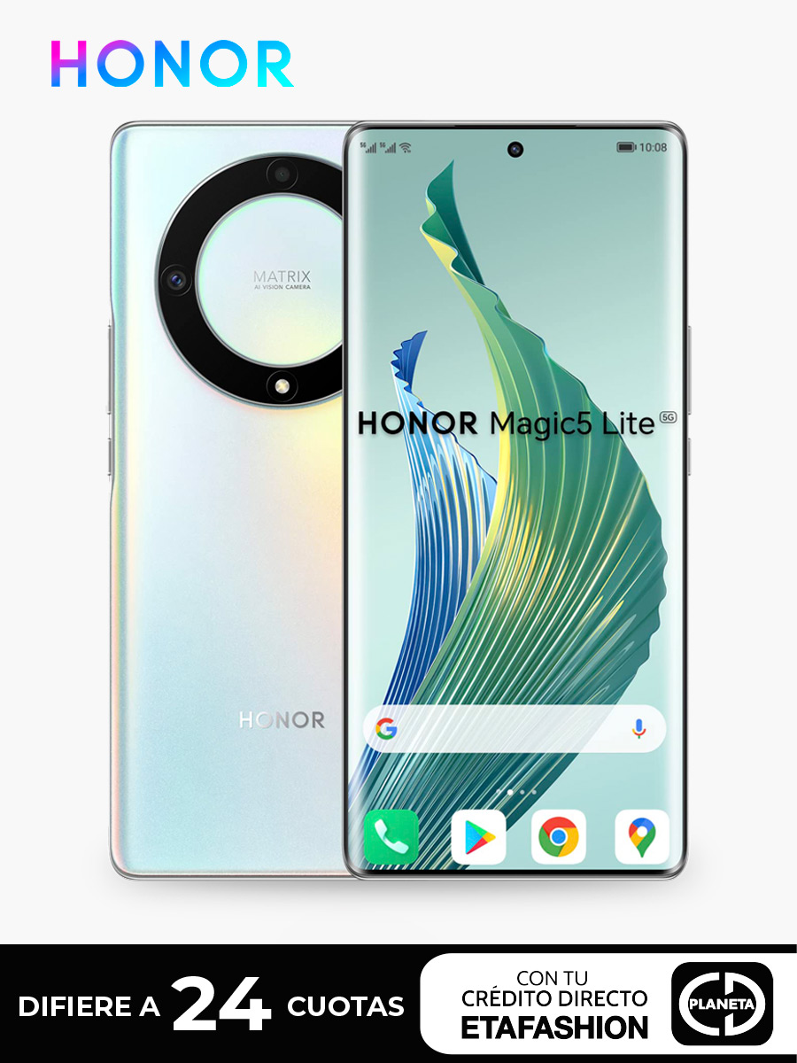 Celular Honor Magic 5 LITE 256 GB | Plateado