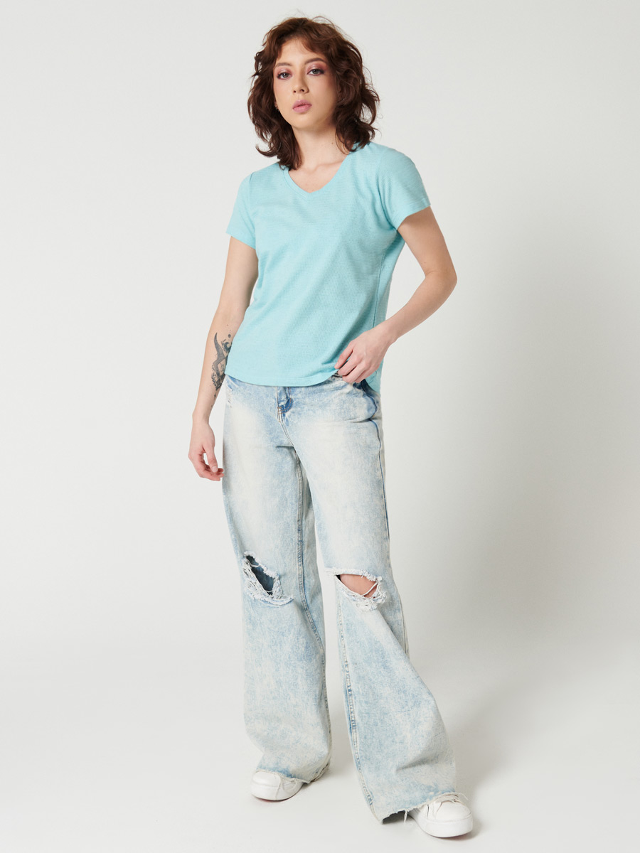Camiseta cuello en V - Etabasic