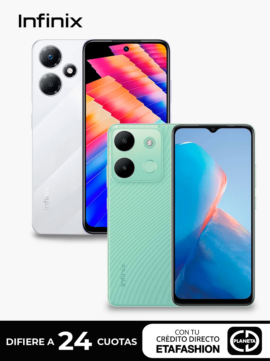 Combo Infinix HOT30 PLAY / 128GB + Celular SAMRT7 / 64GB