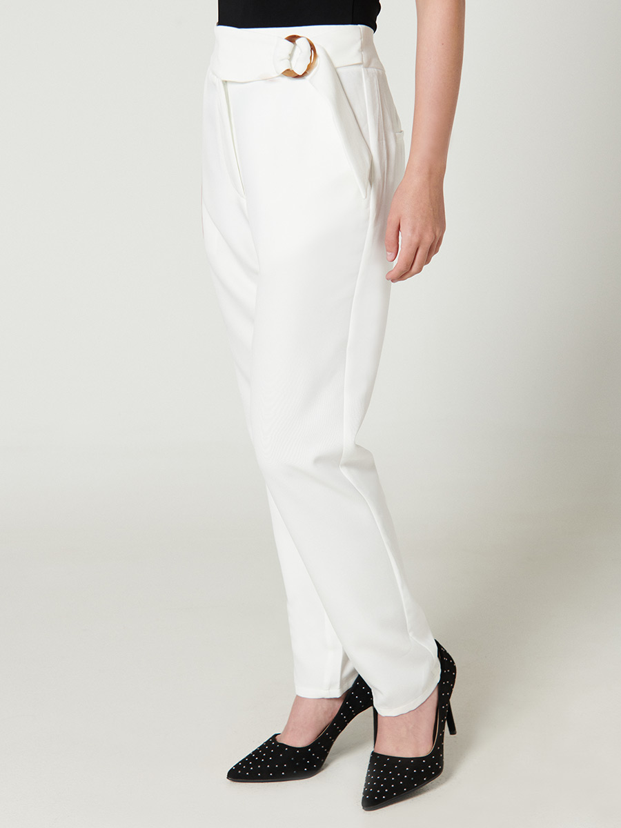 Pantalón con cinturón - Labelle