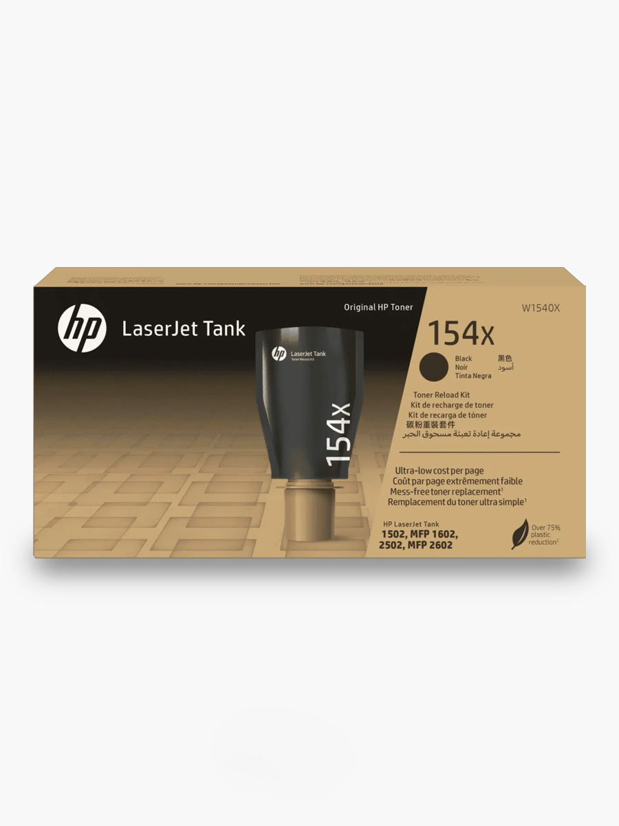 Kit de recarga de tóner de tanque original HP LaserJet 154X - Negro