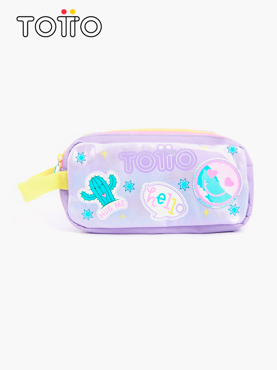 Totto - Cartuchera Emoji Purple