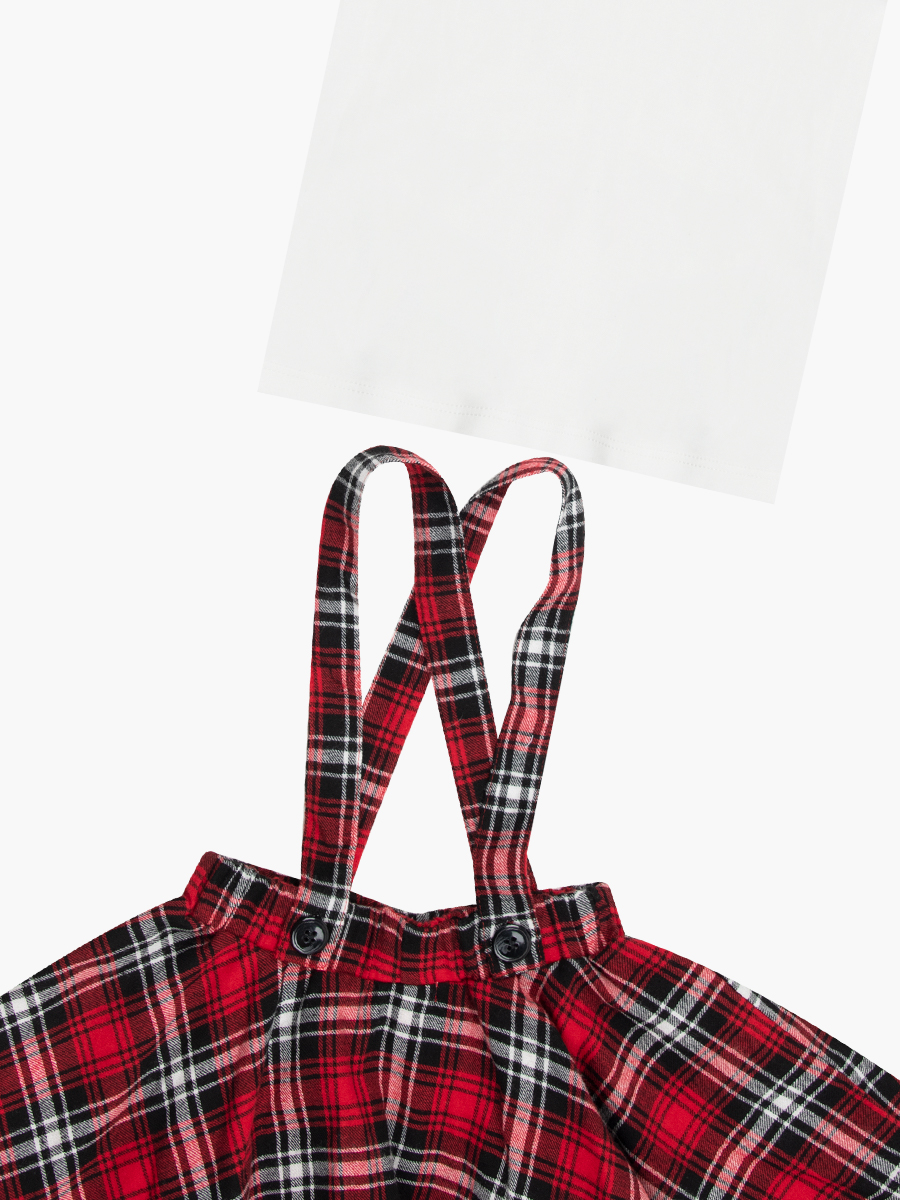 Conjunto Overol Falda + Camiseta